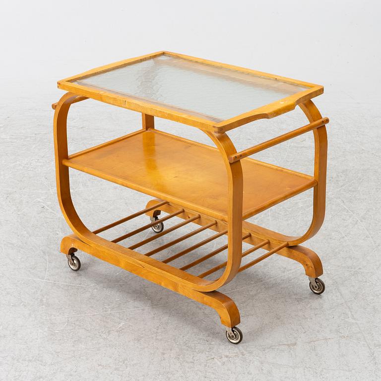 A serving trolley, Sweden, 1930's.