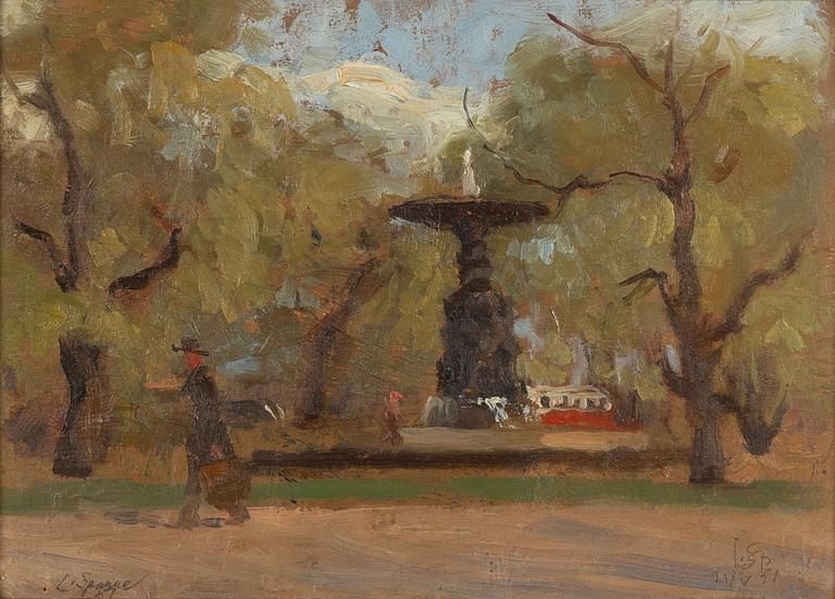 Louis Sparre, Molins Fountain, Kungsträdgården.