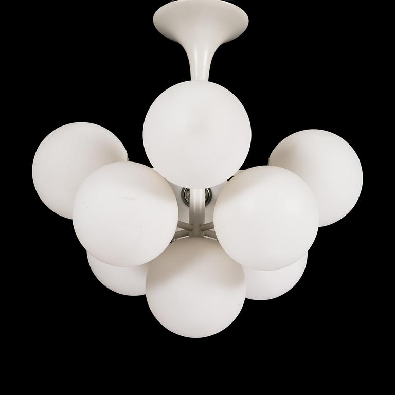 Max Bill, taklampa, 'Sputnik' modell för Temde, Schweiz 1960/1970-tal.