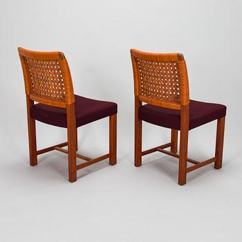 Carl Gustaf Hiort af Ornäs, four mid-20th century 'Näyttely' chairs  for HMN Huonekalu Nupponen.