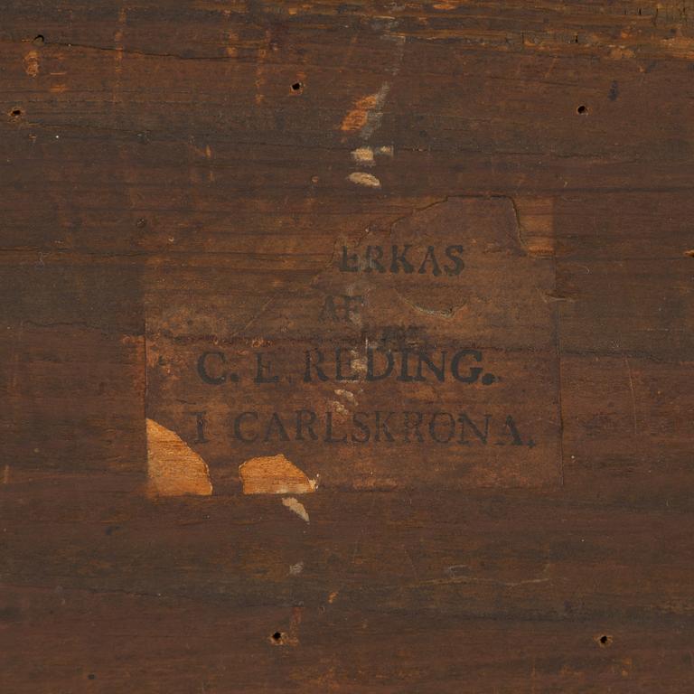 Spegel, empire, Claes Eric Reding, Karlskrona, 1809-1818.