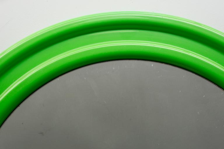 A 1960/70s mirror, marked "Salc Cantu Italia".