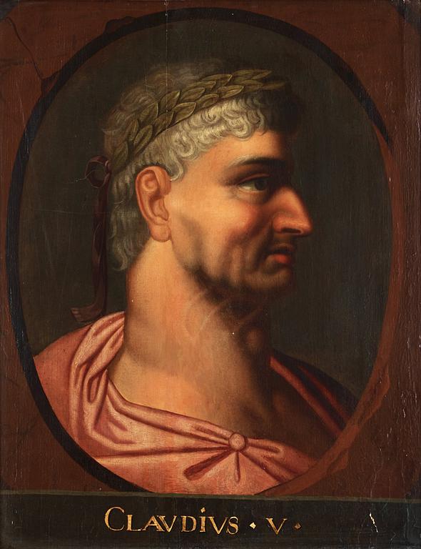 Julius Cesar, Augustus, Tiberius, Caligula, Claudius, Nero, Gaba, Otho, Vitellus, Titus & Domenitanus (11).