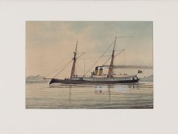 K. E. Svensson, Kanonbåt, möjligen "Skagul".