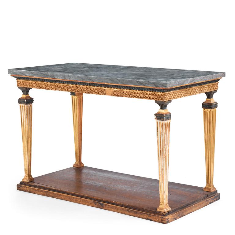 Konsolbord, Stockholmsarbete, Jonas Frisks art, omkring år 1800, Sengustavianskt.