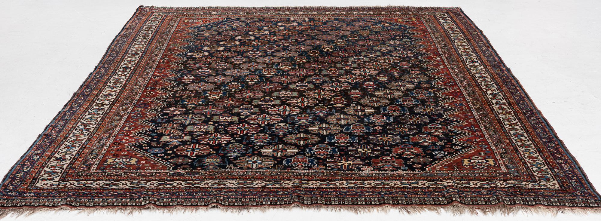 An antique south west Persian carpet, c. 332 x 2390 cm.