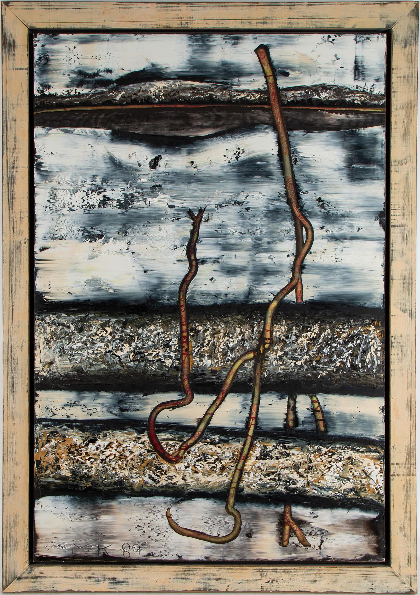 MICHAEL KESSLER, oil on panel, signed and dated -89.