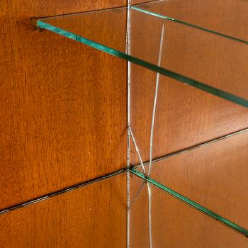 Josef Frank, two mahogany veneered bokkshelves, model 2112, Firma Svenskt Tenn, Sweden.
