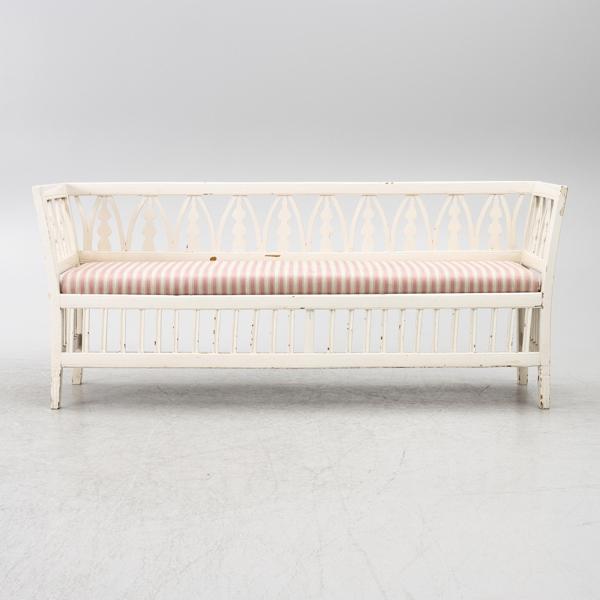 Sofa, late Gustavian, circa 1800.