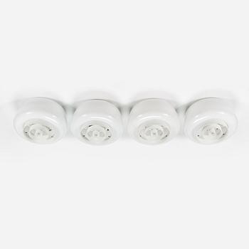 Paavo Tynell four 1960s  'A2-8 (80112-25)' ceiling light for   Idman.