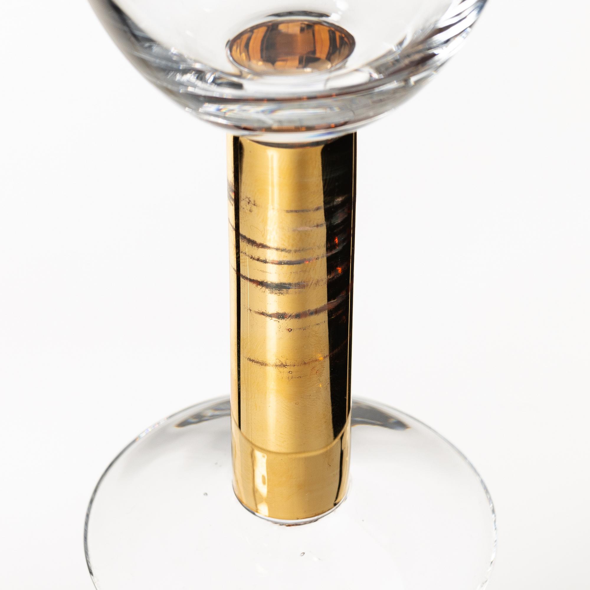 Gunnar Cyrén, glasservis, 22 delar, "Nobel", Orrefors.