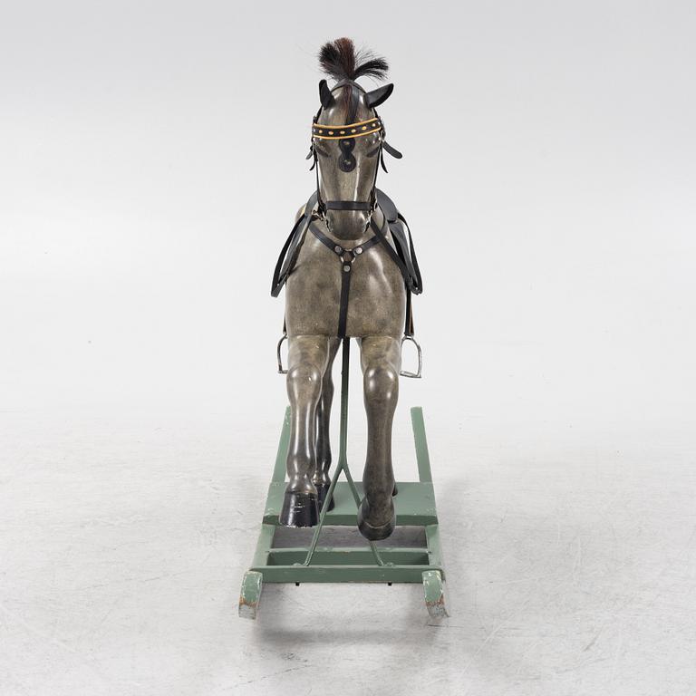 A rocking horse, early 20th century.