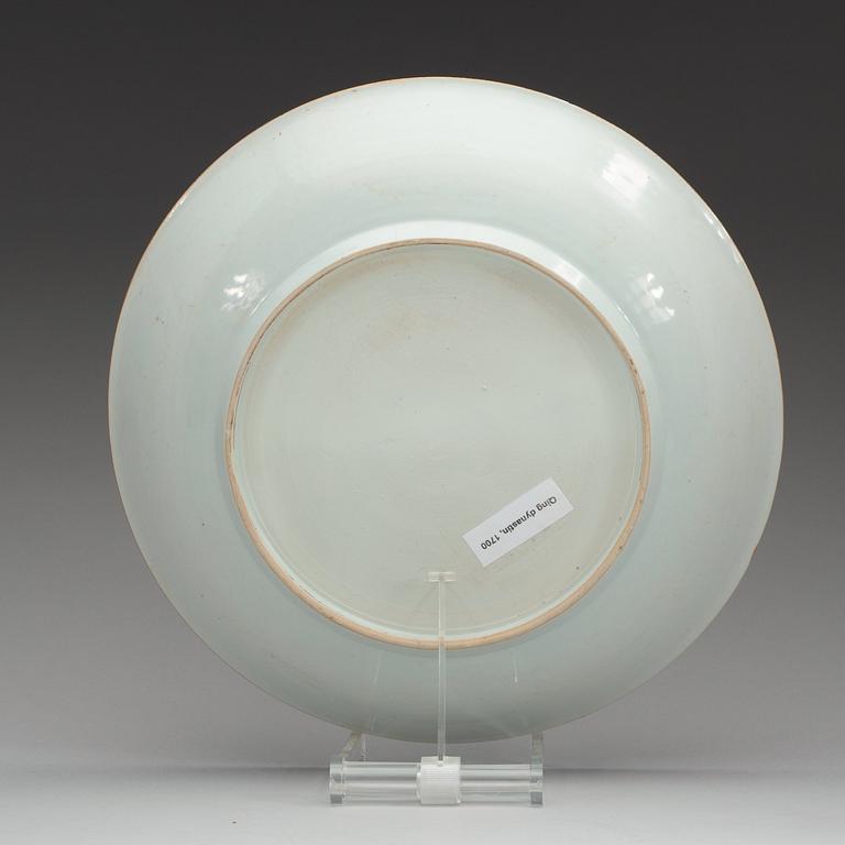 FAT, kompaniporslin. Qing dynastin, 1700-tal.