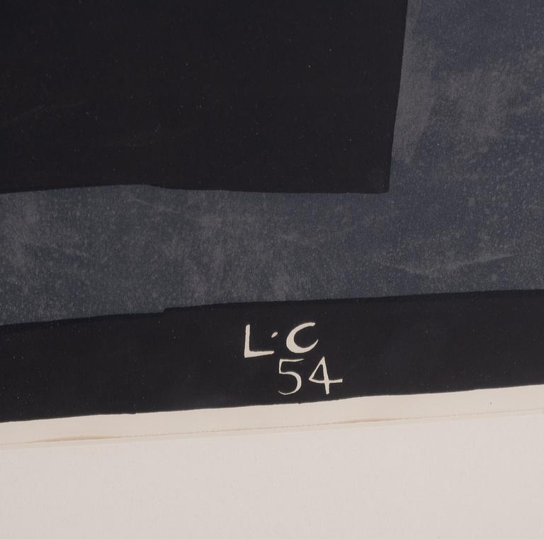 LE CORBUSIER, efter, färglitografi, signerad och daterad -54 i trycket.