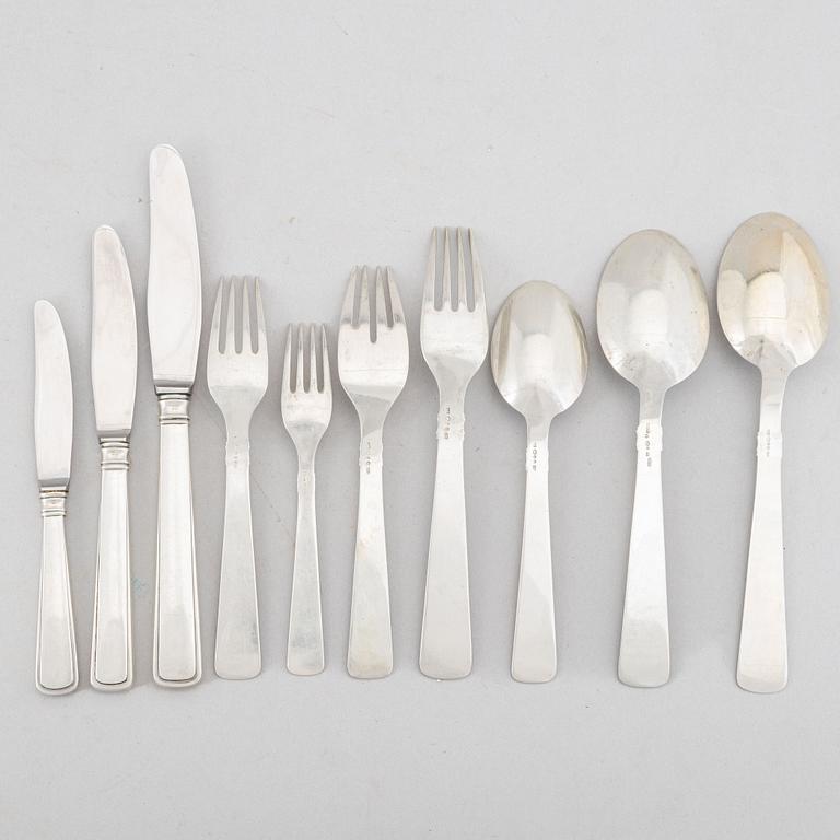 A 36-piece silver culery, Cohr, Denmark.