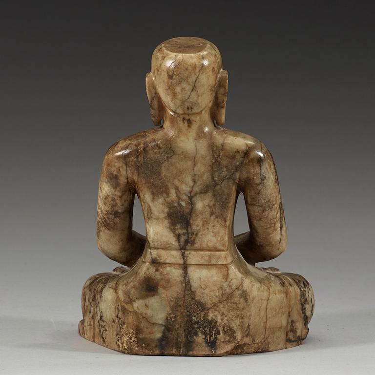 BUDDHA, jade och hardstone, Qing dynastin (1644-1912) eller äldre.