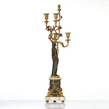 Kandelaber, för fyra ljus, Parisarbete, François Rémonds art, 1700-talets slut, Louis XVI.