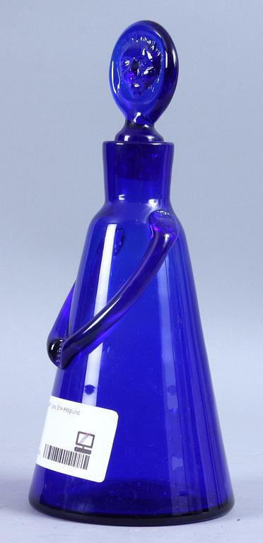 KARAFF, glas, Erik Höglund, Boda, 1950-tal.