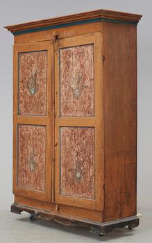 SKÅP, allmoge, daterad 1865.