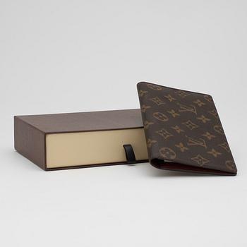 LOUIS VUITTON, a Monogram canvas agenda.