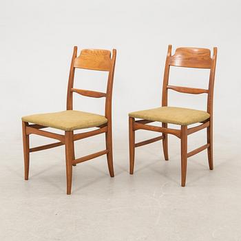 Carl Malmsten, chairs "Calmare Nyckel" 6 pcs, Åfors furniture factory, later part of the 20th century.
