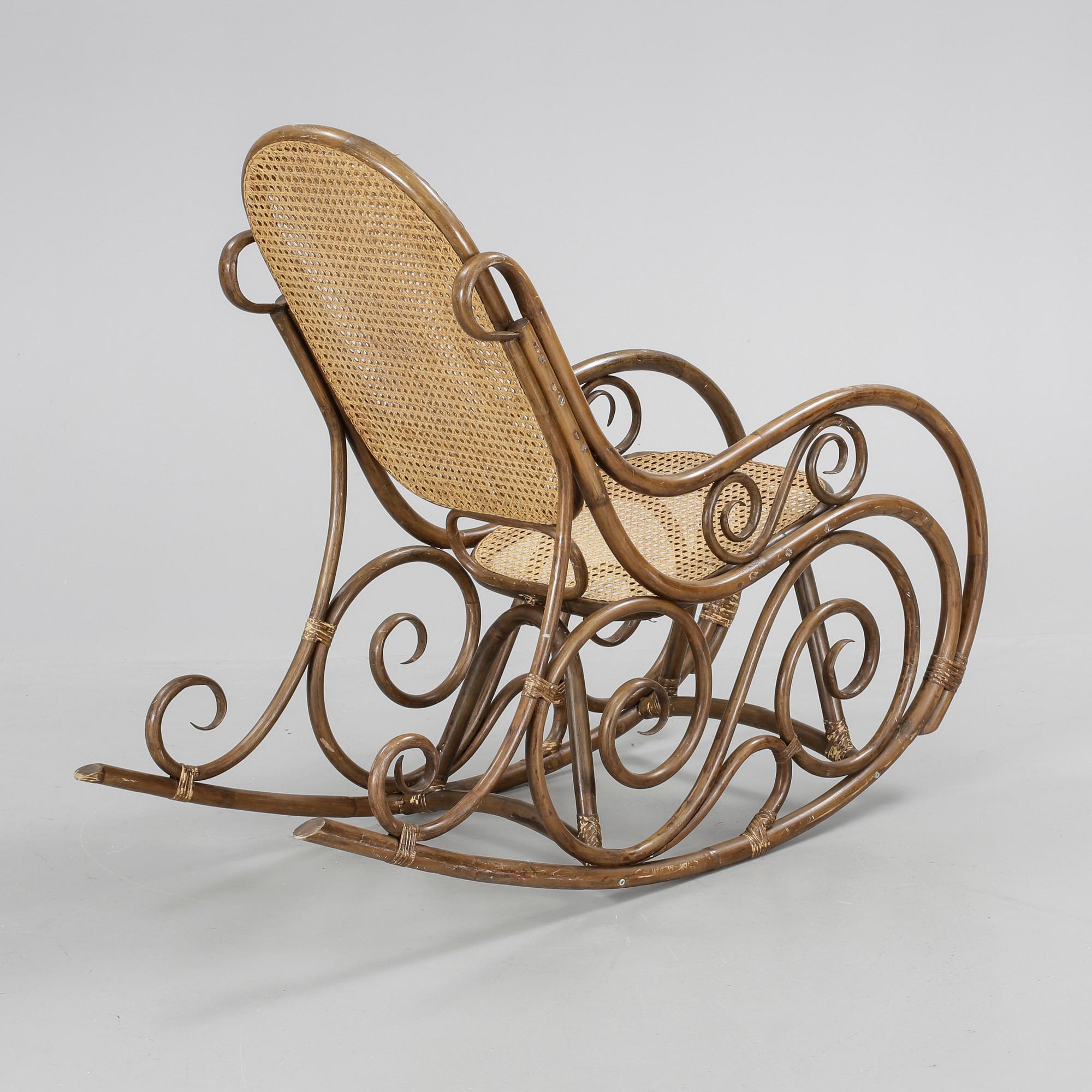 GUNGSTOL, Thonet-typ, 1900-talets början.