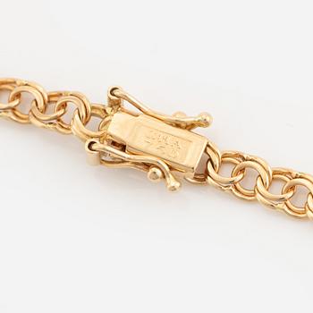 Halslänk, 18K guld, doserad bismarcklänk.