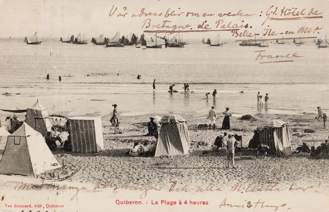 Hugo Simberg, Plagebild från Quiberon, Bretagne.