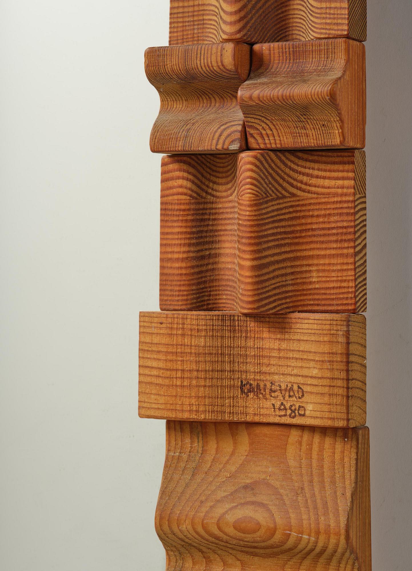 Gunnar Kanevad, a mirror, executed in his own studio, Linköping, 1980.