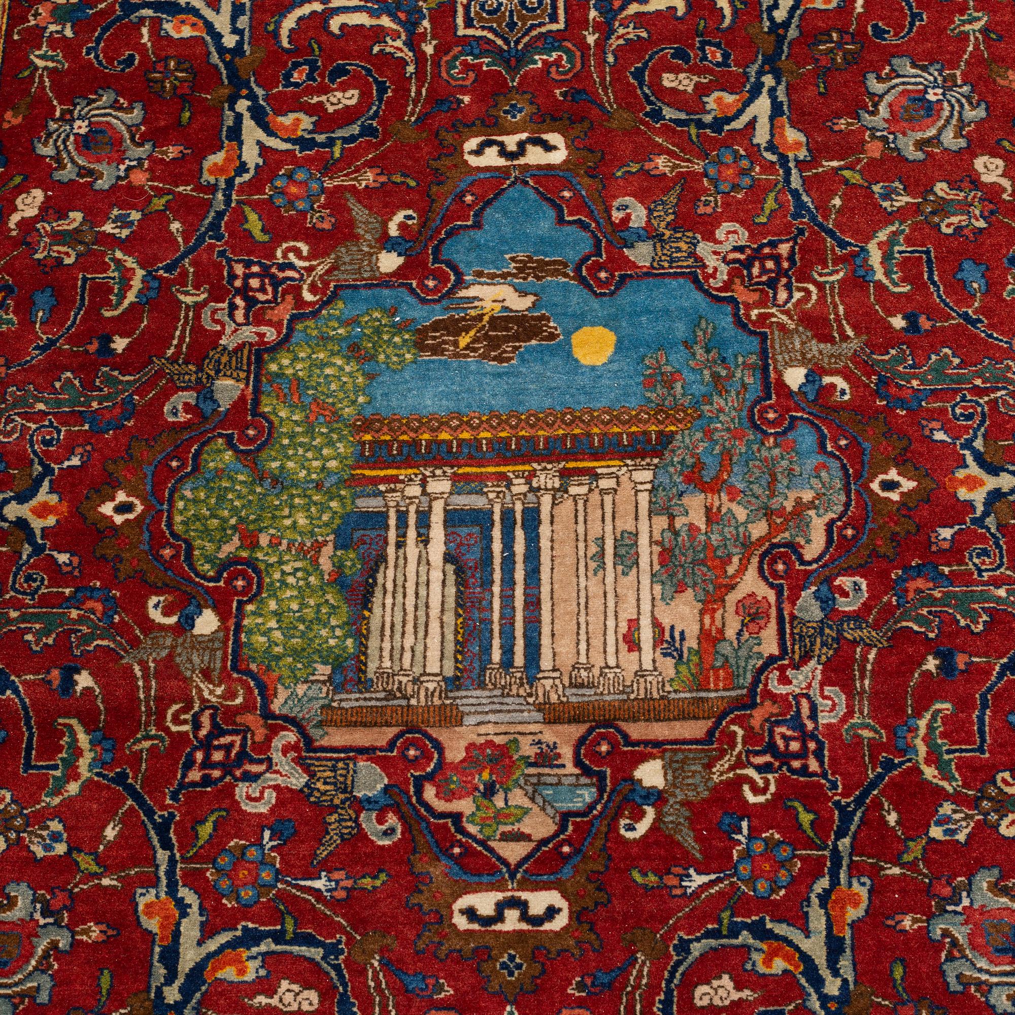 An Tabriz rug, probably ca 204 x 141 cm.