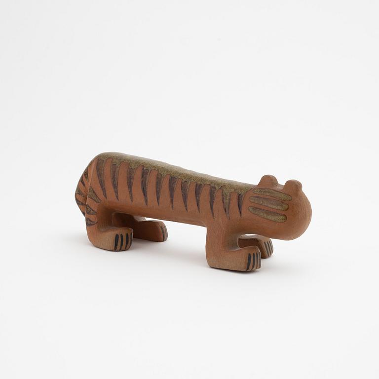 Lisa Larson, figurin, stengods, "Tiger", ur serien "Afrika", Gustavsberg.
