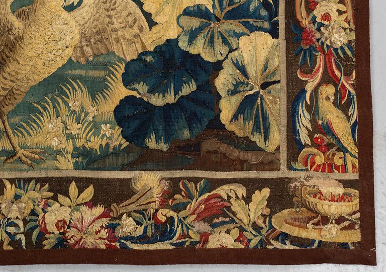 A tapestry, "Verdure", tapestry weave, ca 301 x 254 cm, France 18th century.