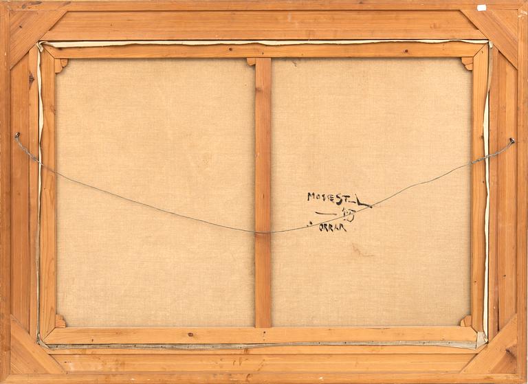 Mosse Stoopendaal, oil on canvas signed and dated 1945.