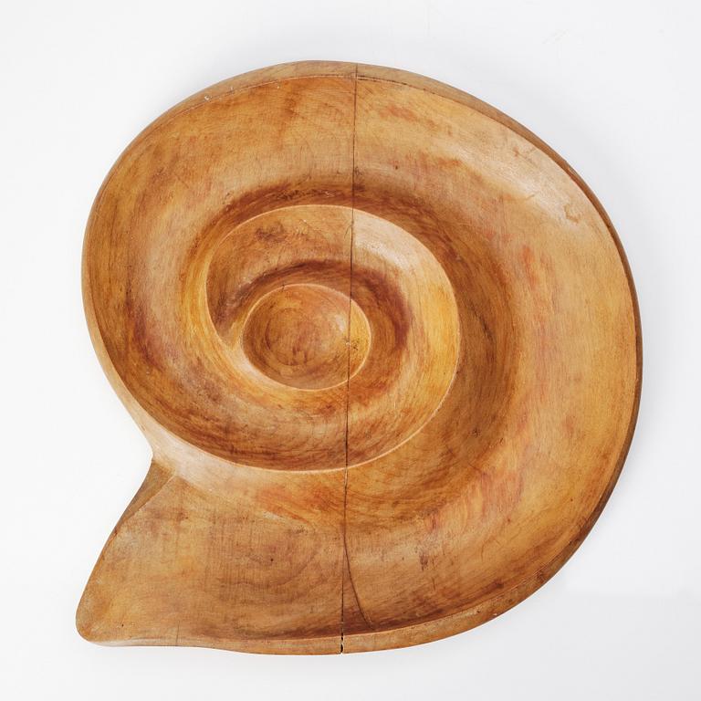 Russel Wright, an 'Oceana' sculpted wooden bowl, USA. Alva & Gunnar Myrdal Collection.