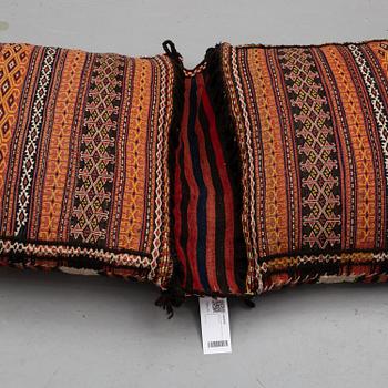 A SADDLEBAG, an old Oriental, circa 134 x 59 cm.