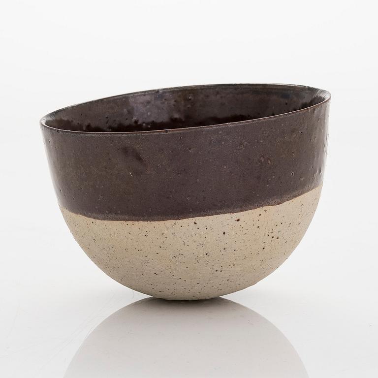 Kyllikki Salmenhaara, a stoneware tea strainer signed KS.