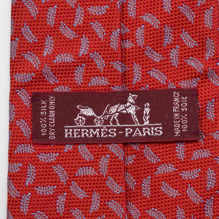 Hermès, slipsar, tre st.