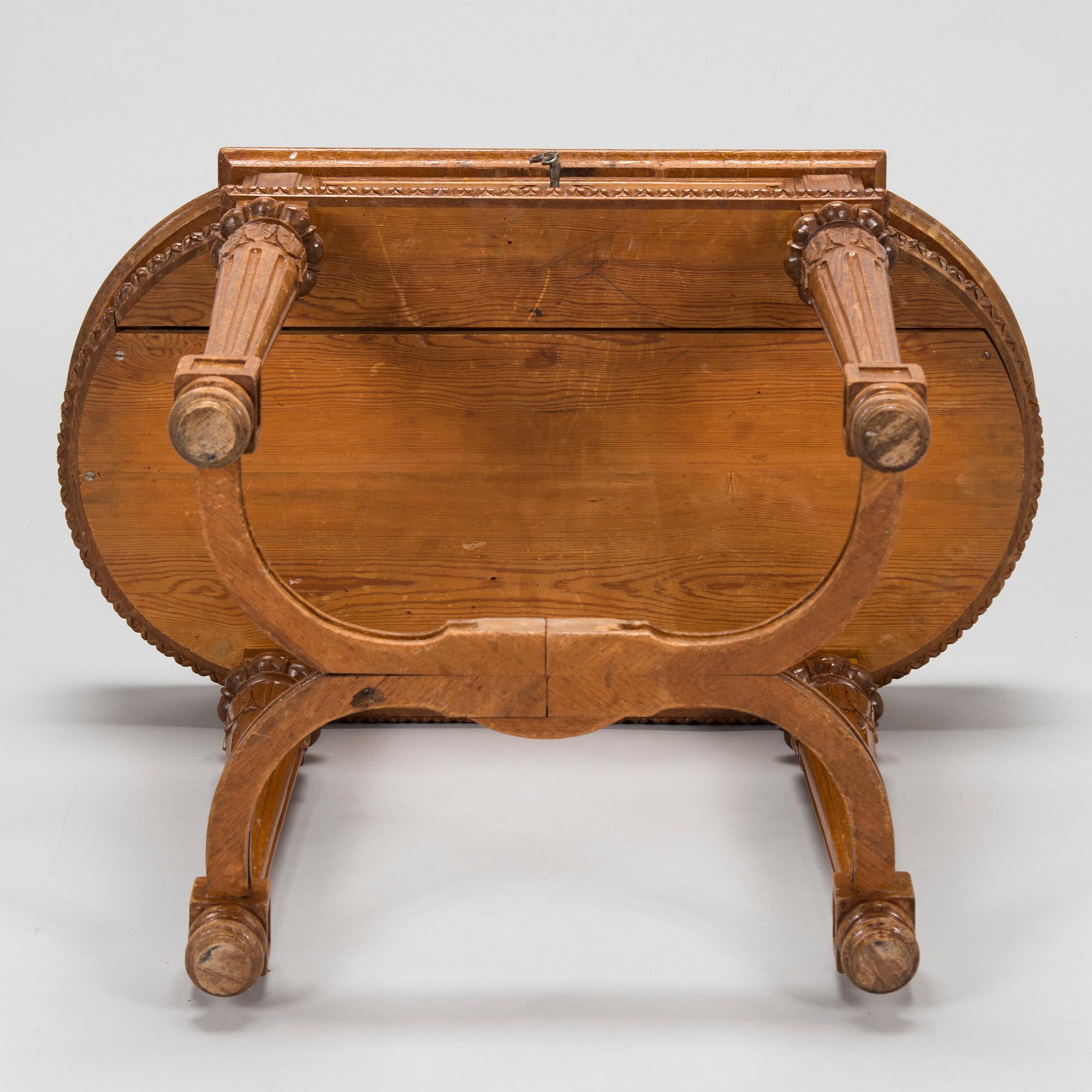 Sewing table, probably Russia, second half of the 19th century.