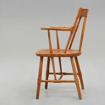 HANS J WEGNER, a "Windsor" chair for Mikael Lauersen, Denmark, 1940's.
