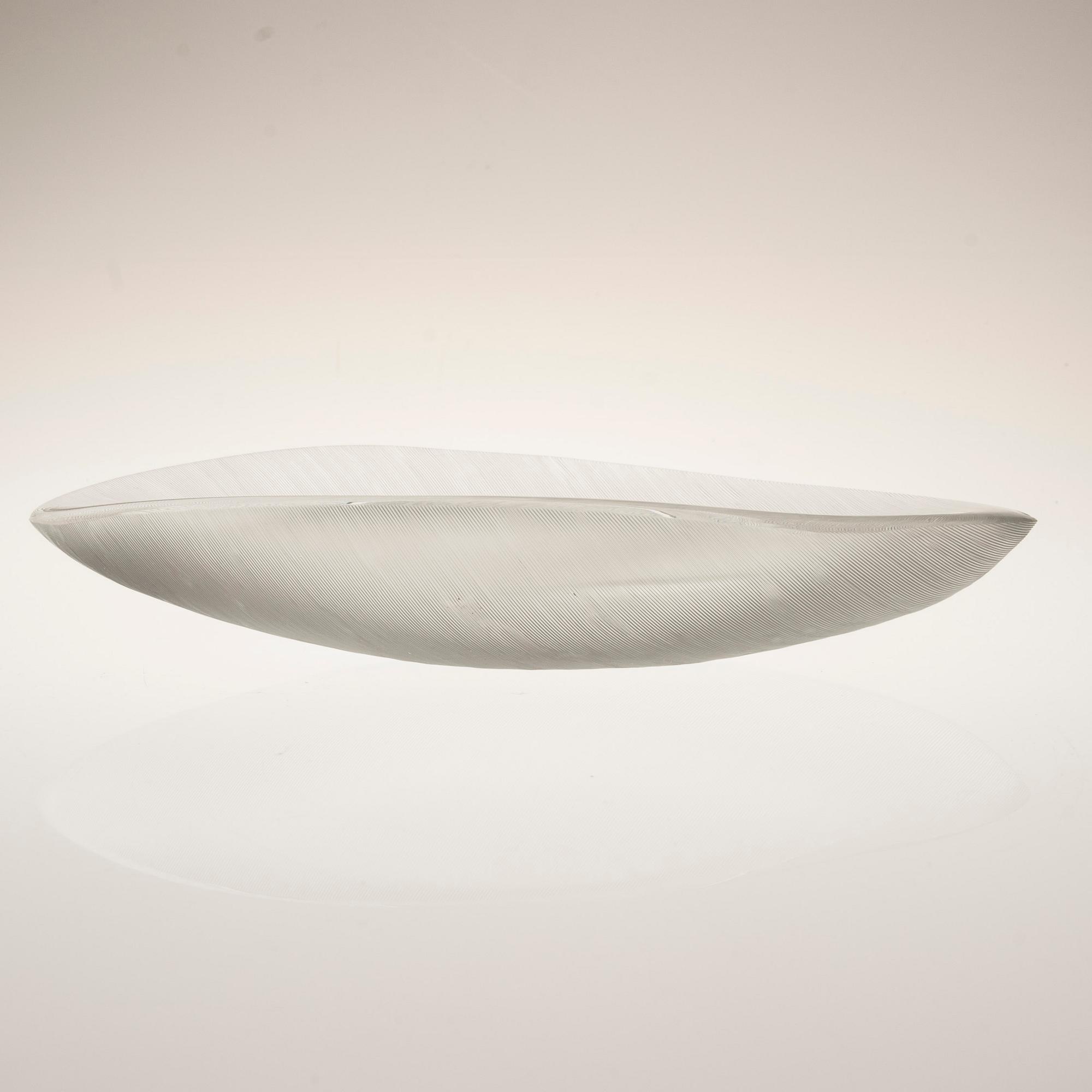 FAT, kamslipat glas, signerad Tapio Wirkkala Iittala.