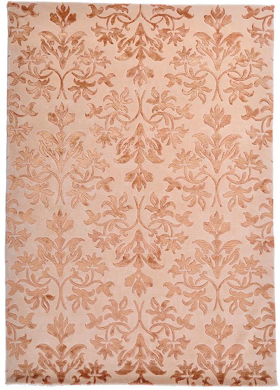 A carpet, India, wool  and  bambo  silk, ca 240 x 170.