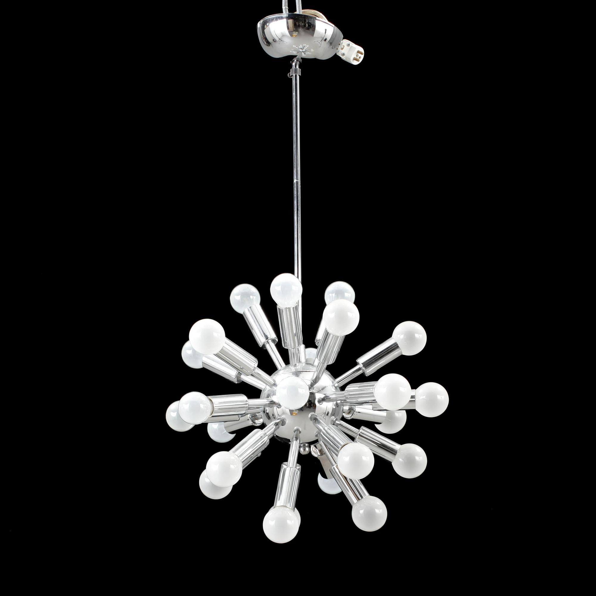 TAKLAMPA, "Sputnik", 1970-tal. Höjd ca 73 cm.