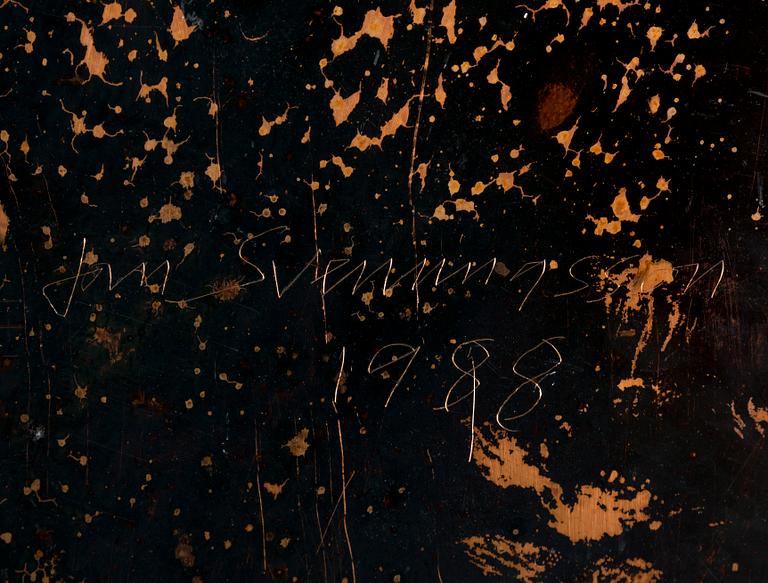 JAN SVENUNGSSON,  objekt, kopparplåt, signerad 1988.