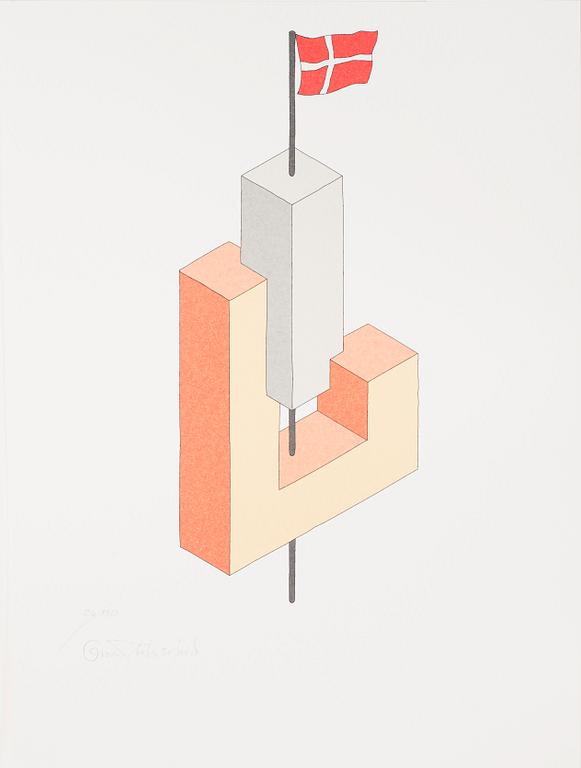 OSCAR REUTERSVÄRD, 15 litographs in folder, signed and numbered 26/190.