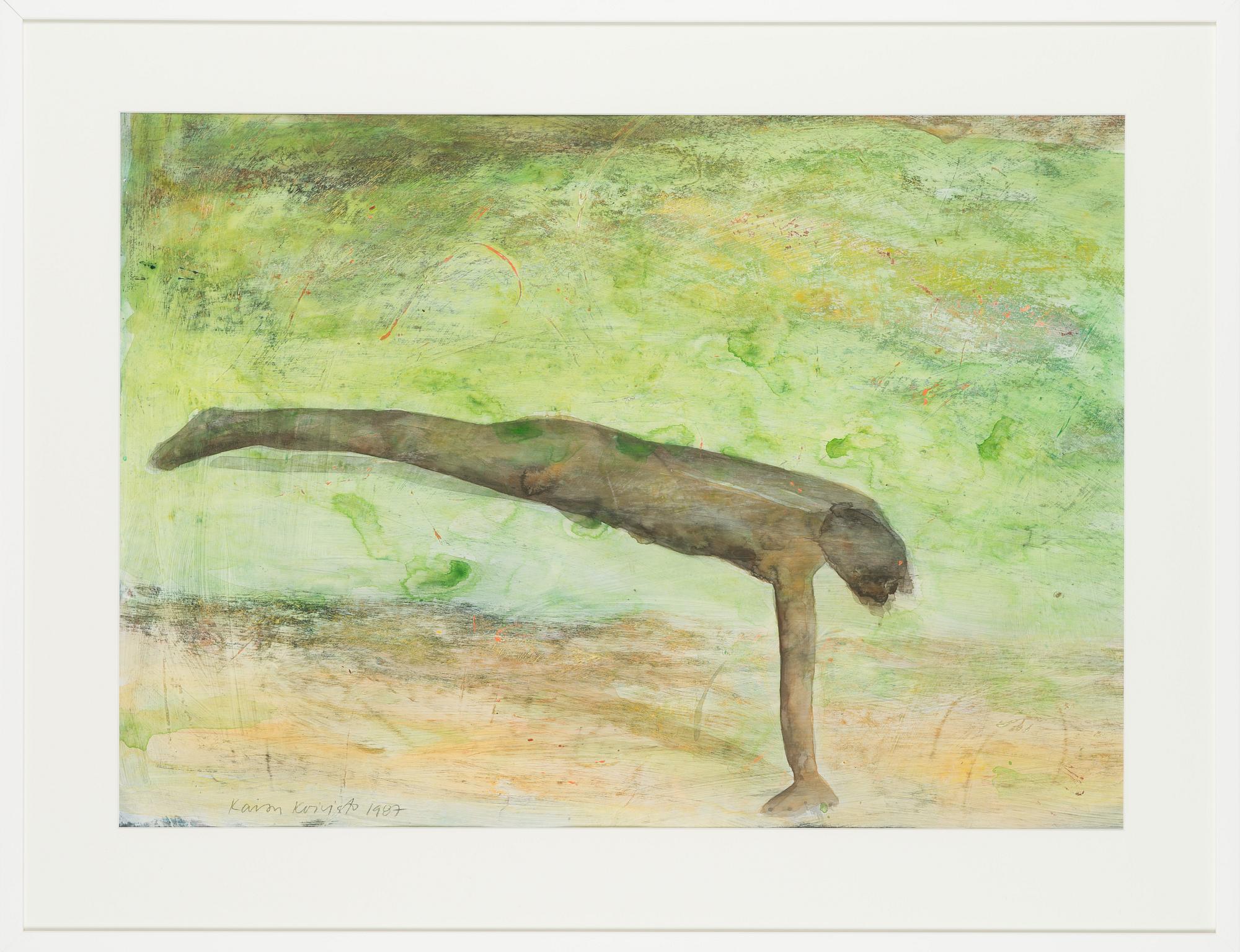 Kaisu Koivisto, acrylic, signed and dated 1987.