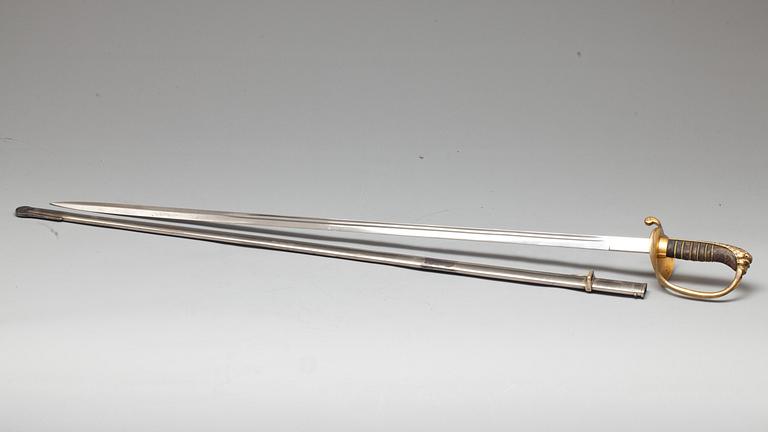 SABEL, svensk, omkring 1870, sk "tillåten modell".