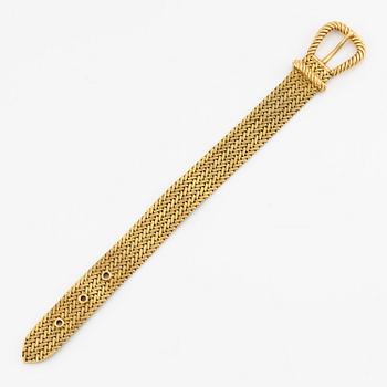 An 18K gold braclet by Georges L'Enfant for Hermès.