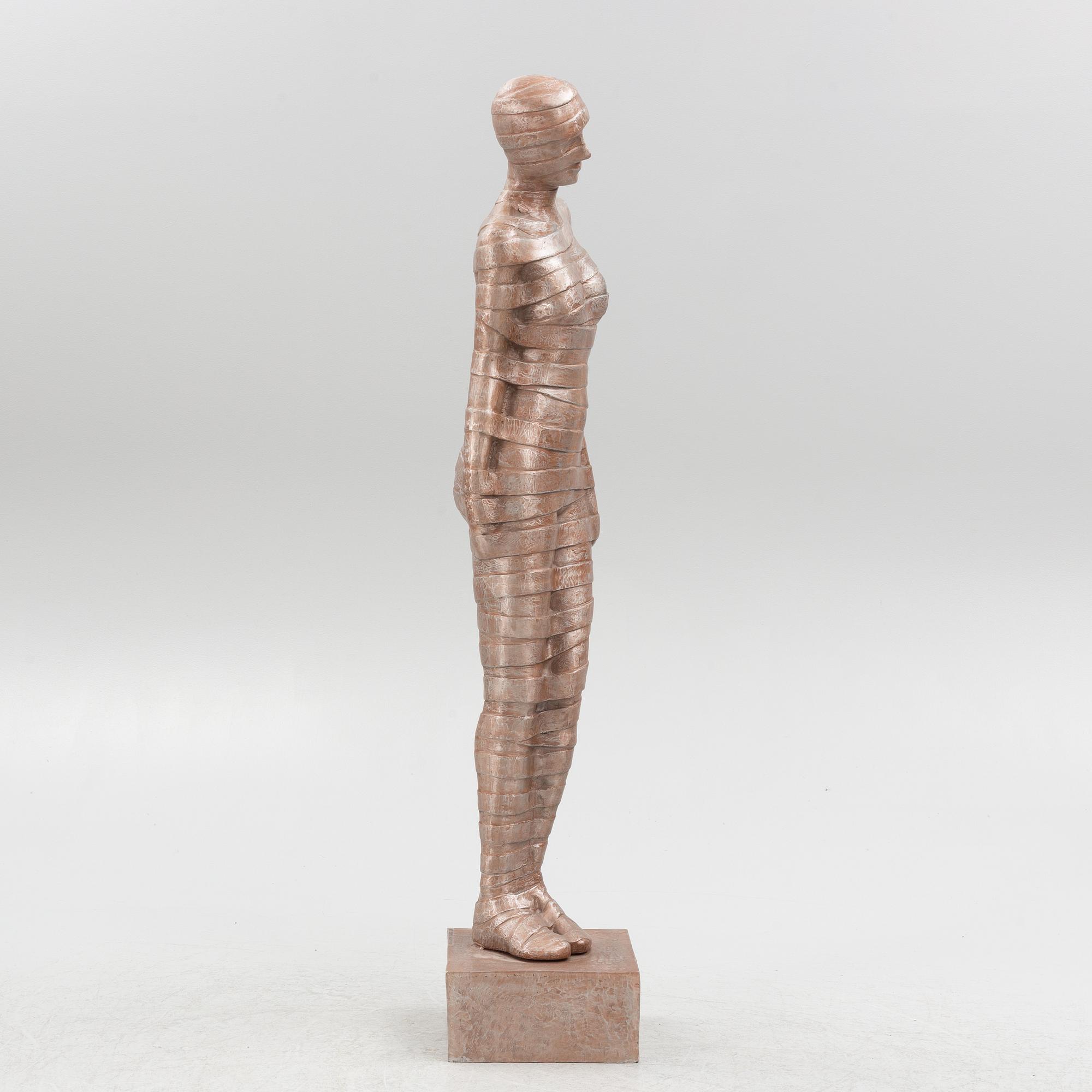 Decorative sculpture, patinated aluminium, Art People Gallery Paris.