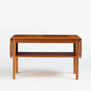 Josef Frank, a mahogany drop leaf table, Svenskt Tenn Sweden 1950s-1960s, model nr 1059.