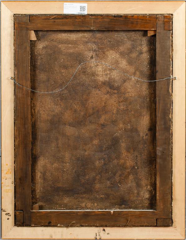 OKÄND KONSTNÄR, 2 st, oljor på duk, 2000-tal.